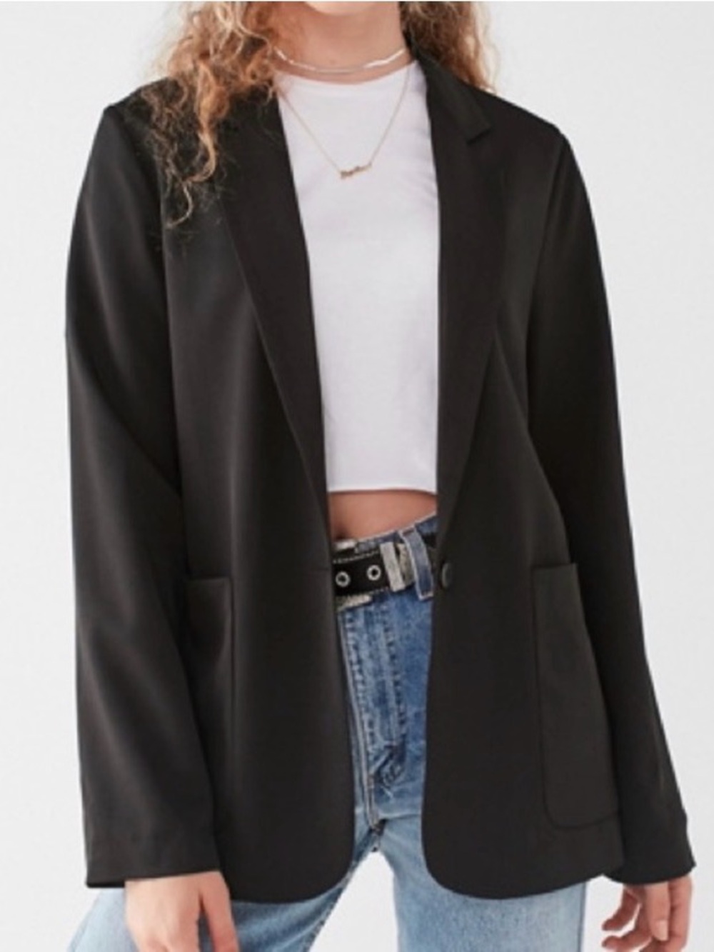 Urban Outfitters Black Women's Blazer Jacket